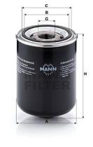 Mann Filter W13745 - FILTRO ACEITE