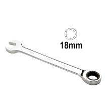 Jbm 13475 - LLAVE COMBINADA CON TRINQUETE 18MM