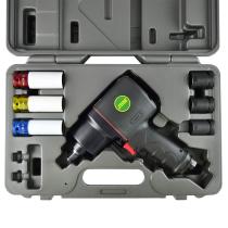 Jbm 51207 - KIT PISTOLA IMPACTO DE 1/2"  COMPOSITE + VASOS