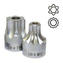 Jbm 10037 - PUNTA DE 1/2"  12 CANTOS INVIOLABLE M10