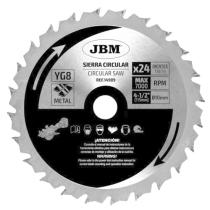 Jbm 14989 - HOJA DE SIERRA CIRCULAR 24T 115MM PARA METAL PARA REF. 60011